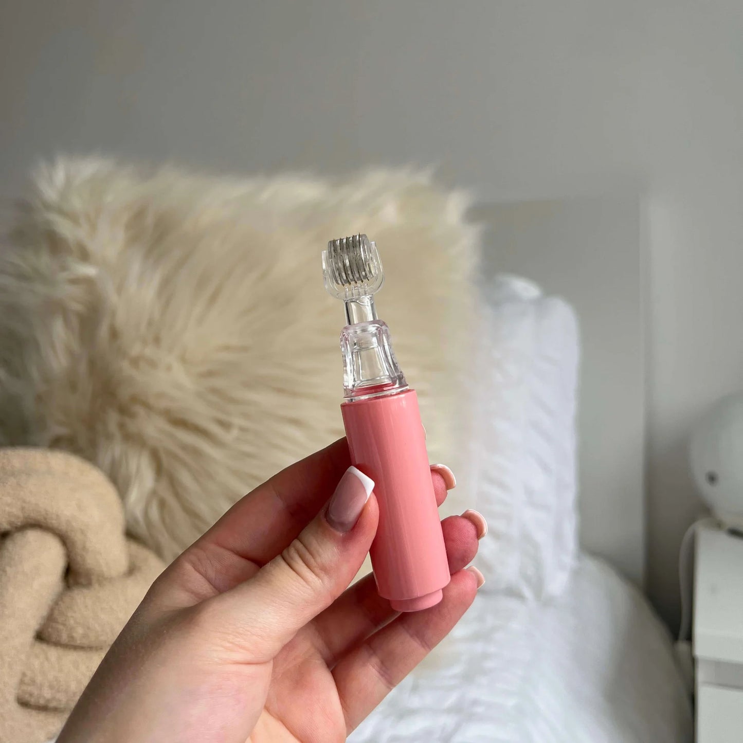 Micro-Needling Tool With Serum | Plumper Lips in Weeks