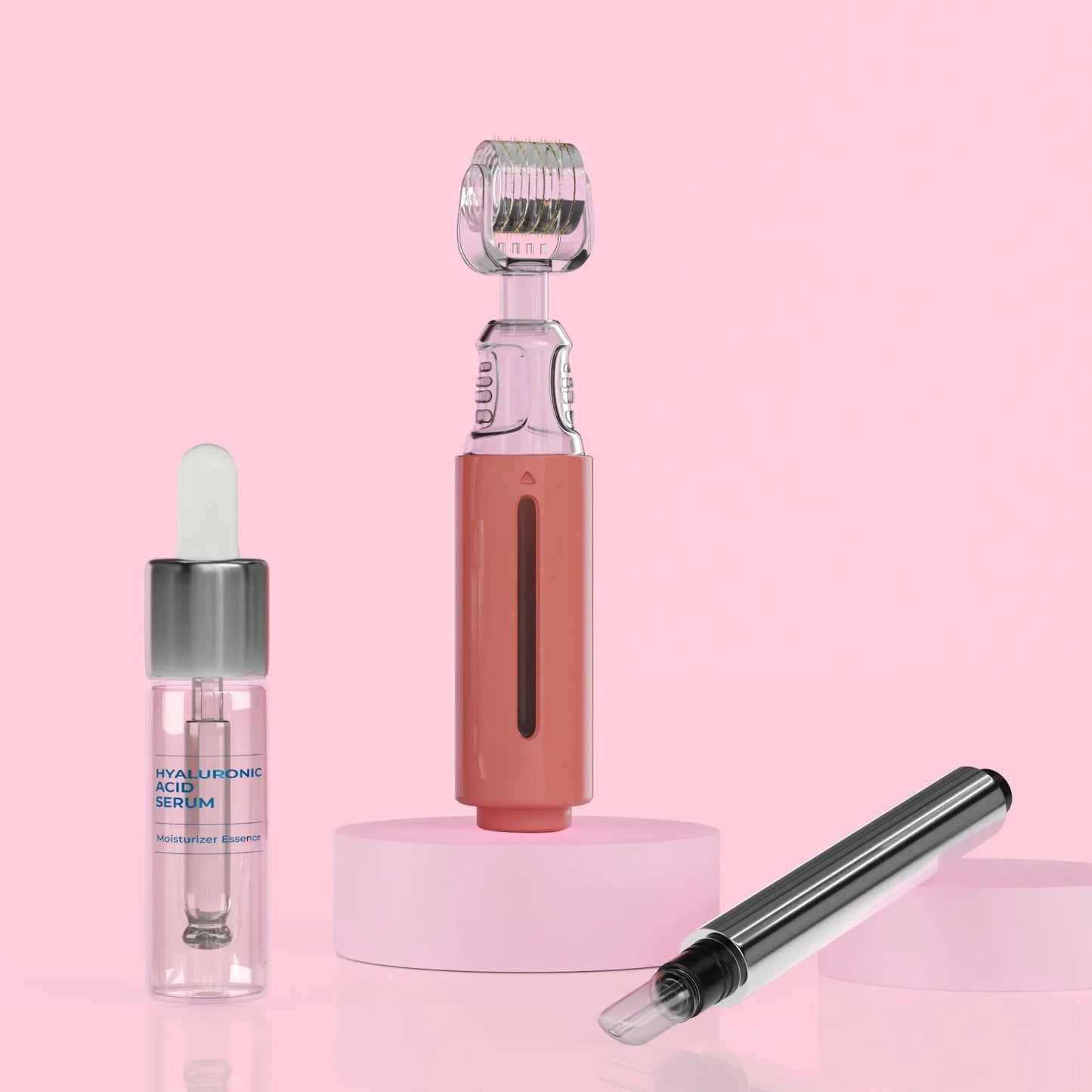 Micro-Needling Tool With Serum | Plumper Lips in Weeks