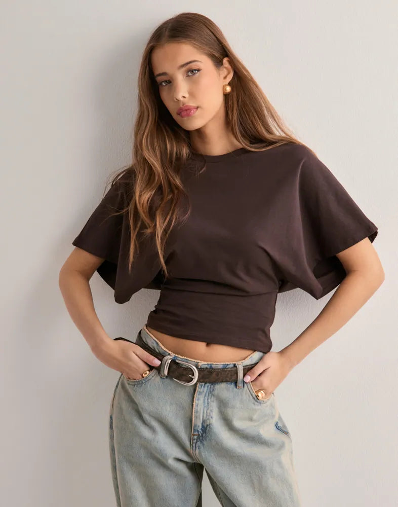Wide Sleeve Tee | Effortless Style, All Day Comfort