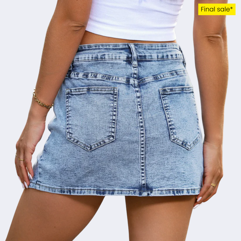Comfy Chic Jean Skorts