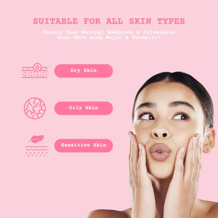 Turmeric Kojic Acid Pads | Naturally Clear, Glowing Skin