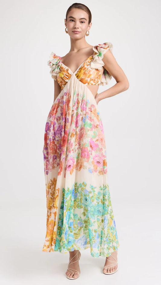 Cut-Out Maxi Dress